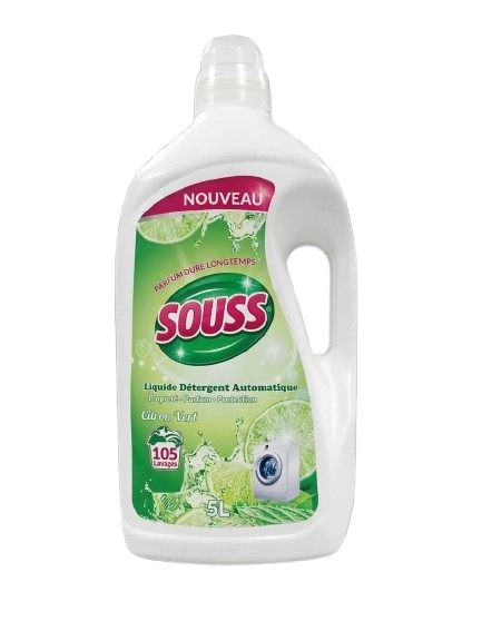 Liquide Détergent Automatique Souss Citron Vert – 5L