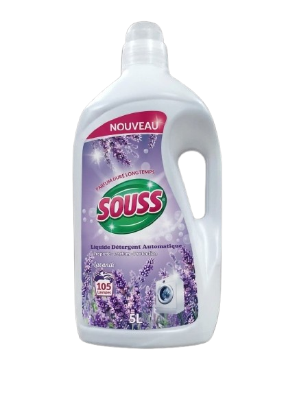 Liquide Détergent Automatique Souss Lavande – 5L